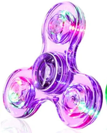 LED Light-Up Crystal Fidget Spinner