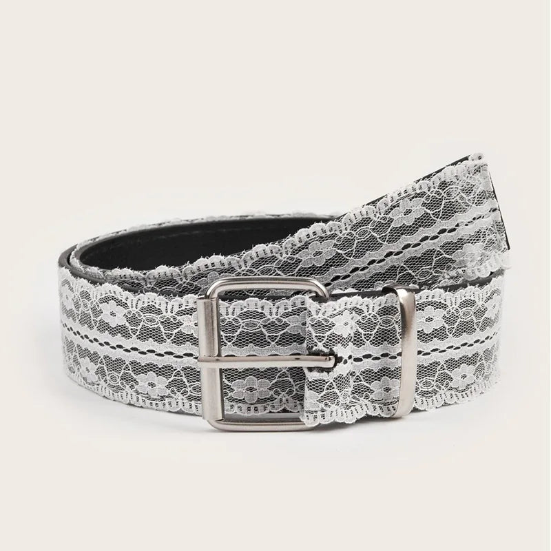Y2K Lace Waist Belt