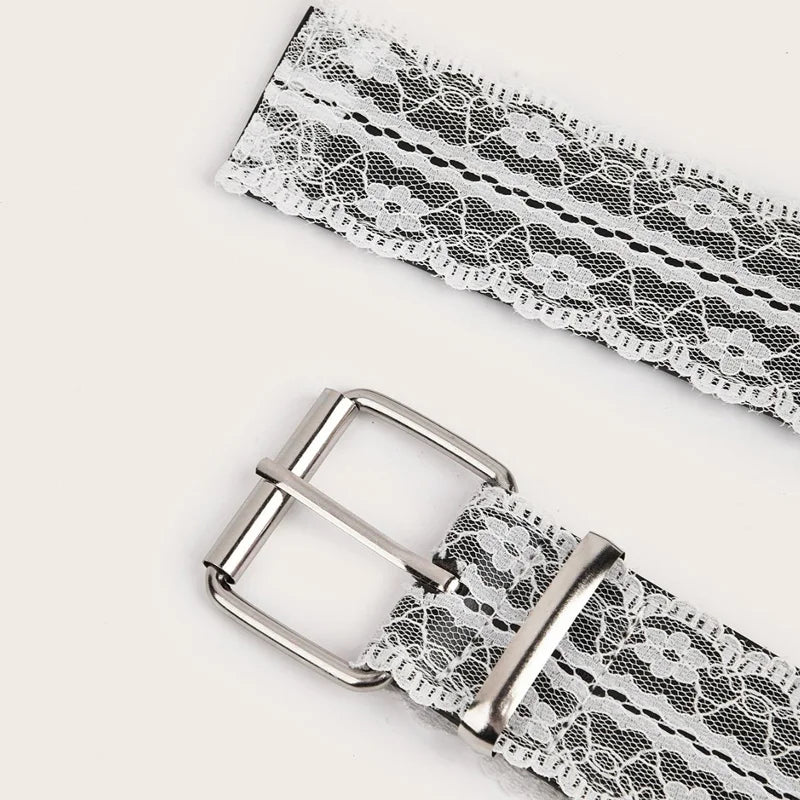 Y2K Lace Waist Belt