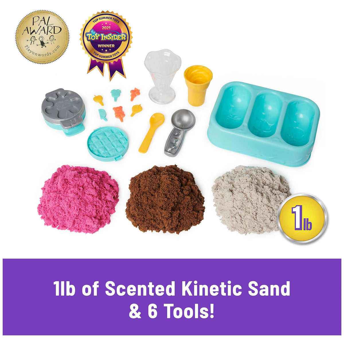Kinetic Sand Ice Cream Treats Playset