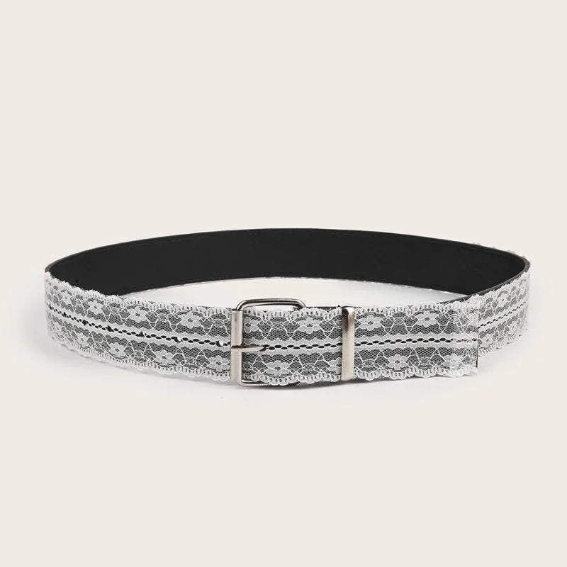 Y2K Lace Waist Belt