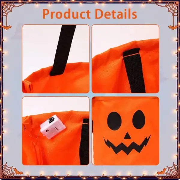 LED Halloween Trick or Treat Candy Bucket