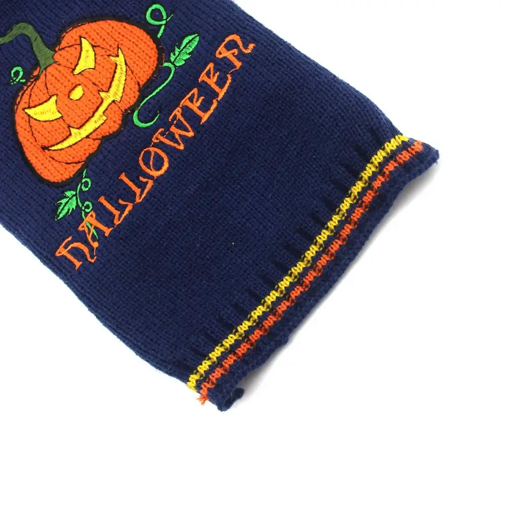 Halloween Pumpkin Dog Sweater