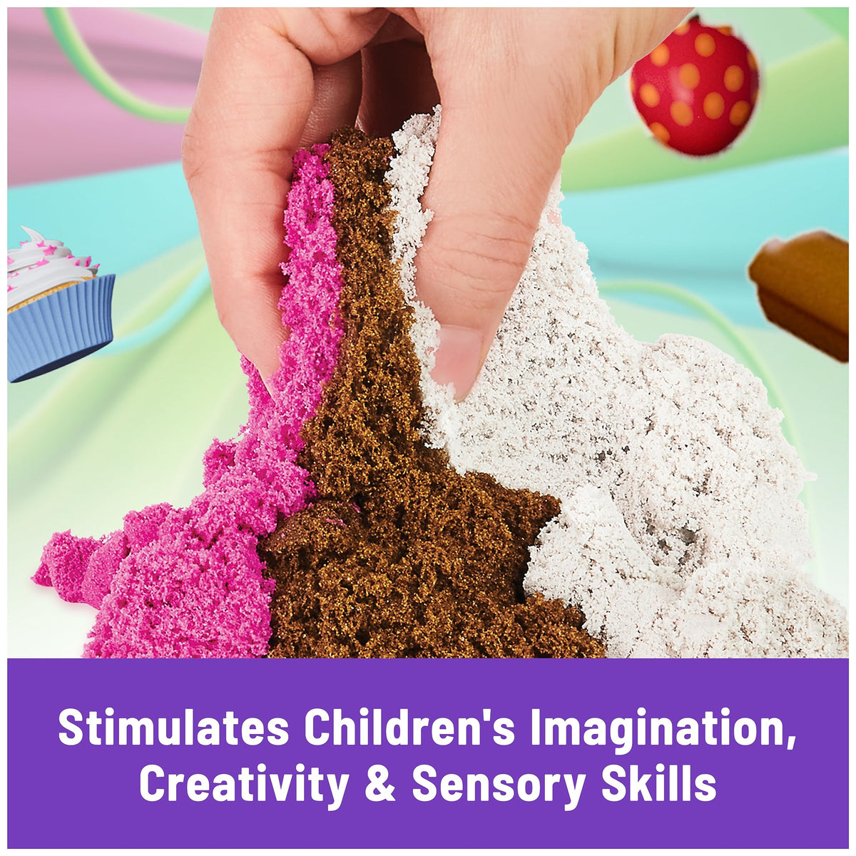 Kinetic Sand Ice Cream Treats Playset