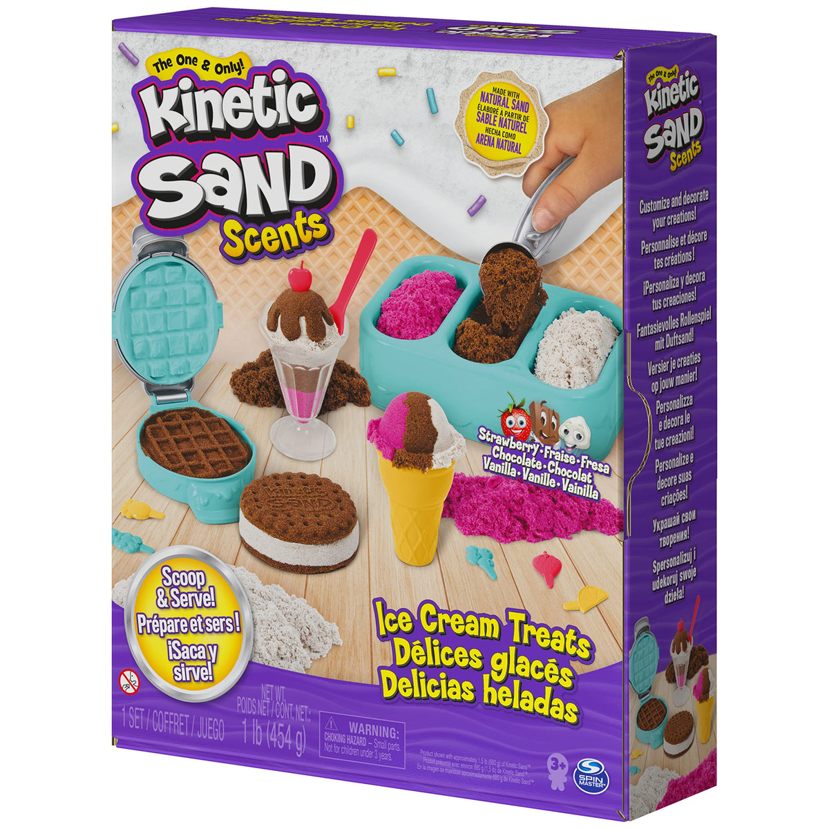Kinetic Sand Ice Cream Treats Playset