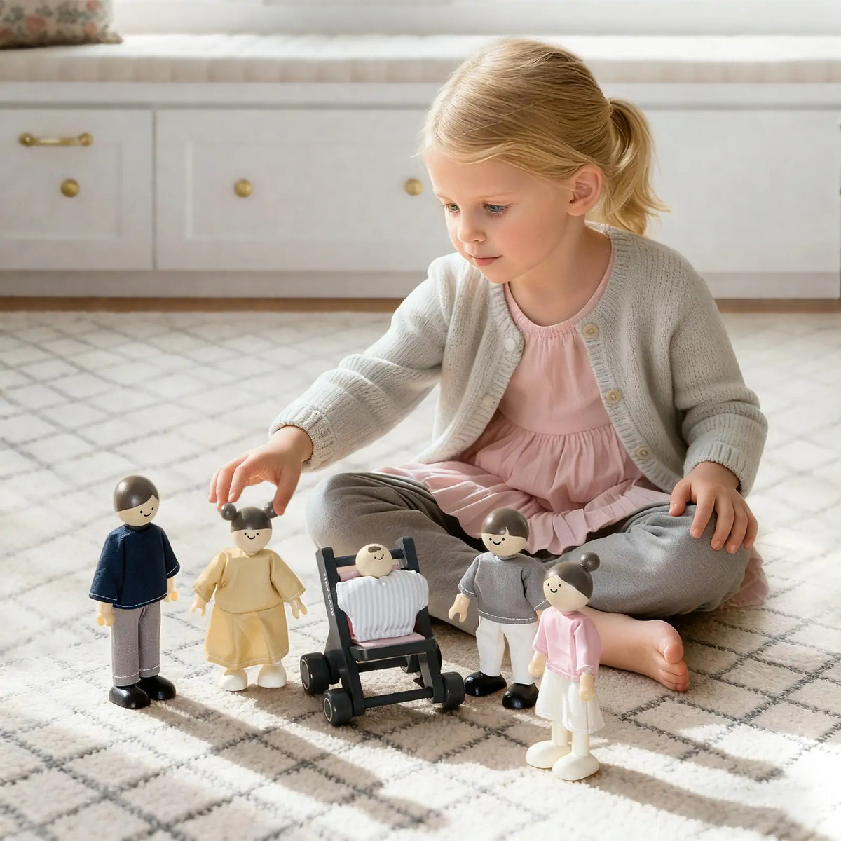Tiny Land Sweetwood Edge Dollhouse & Garage Play Set