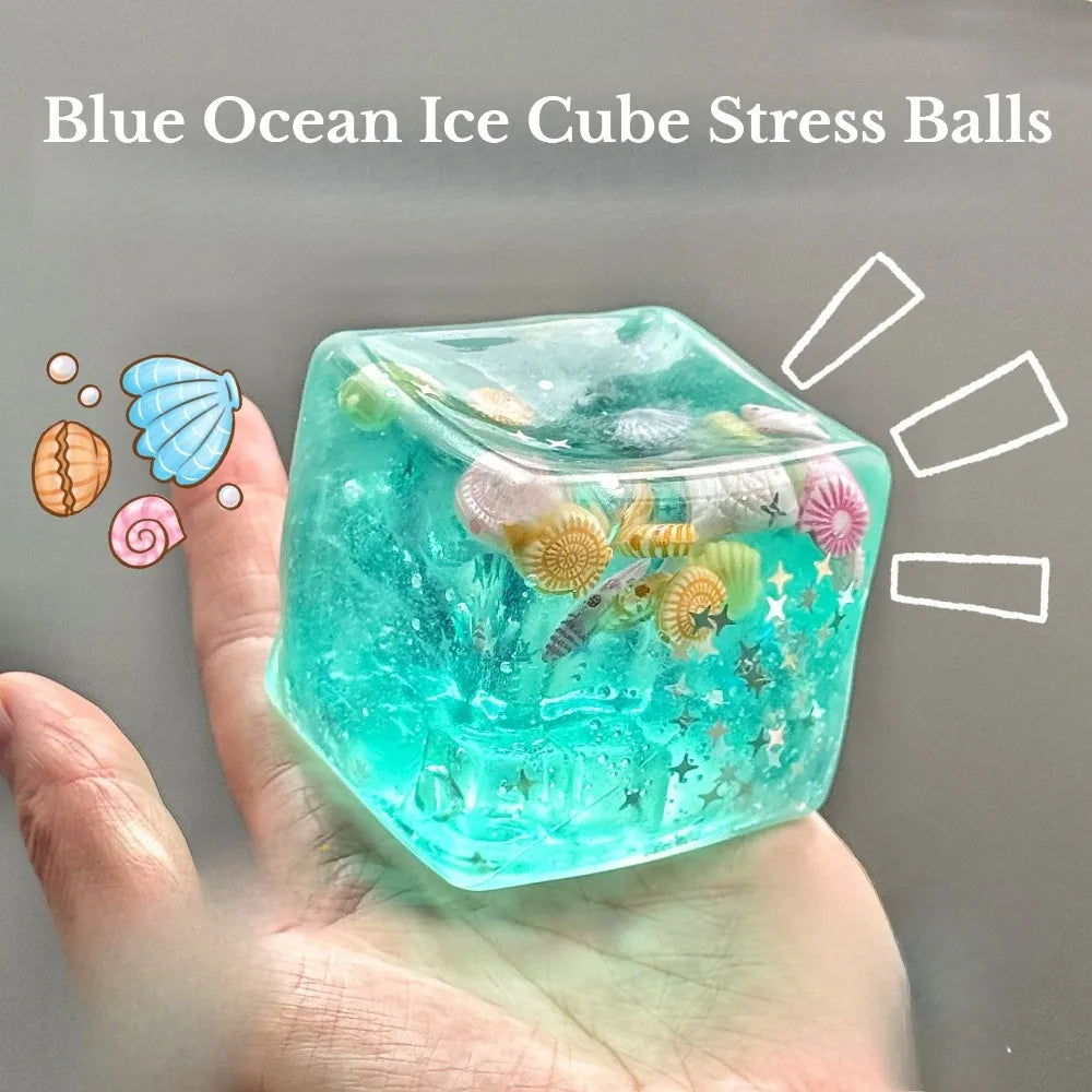 Ocean Shell Ice Cube Squishy
