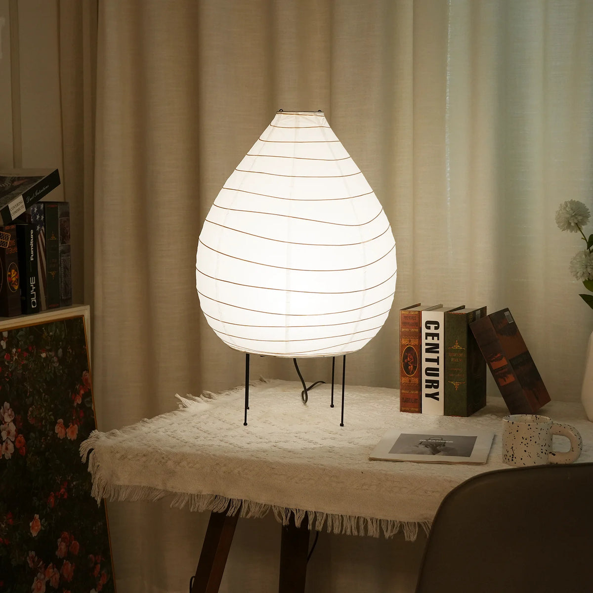 Akari 22N Japanese Paper Table Lamp