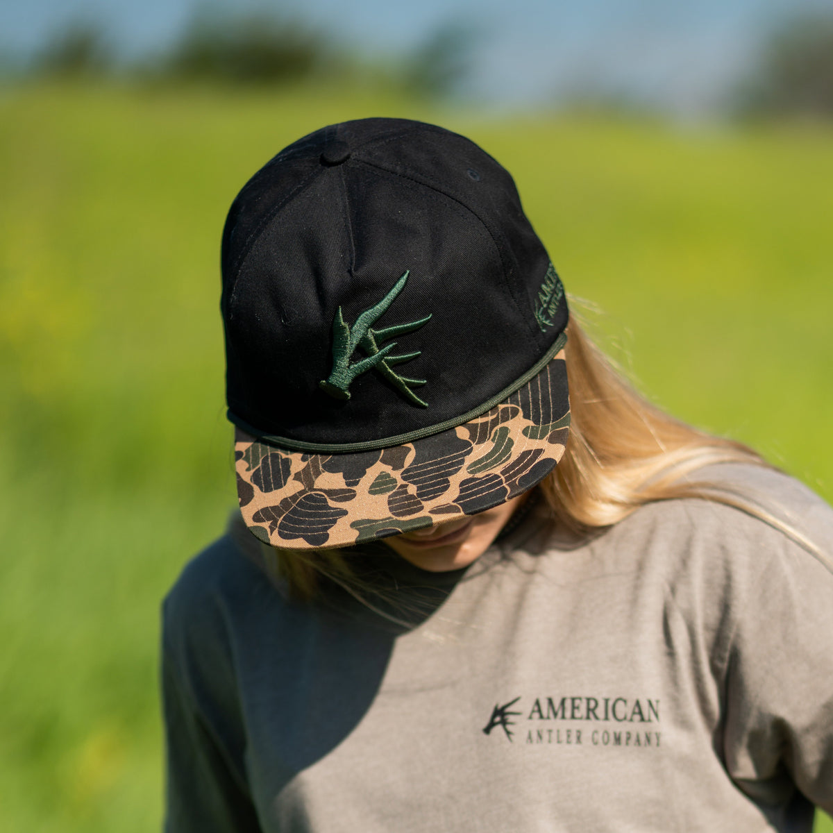 Antler Logo Camo Rope Hat