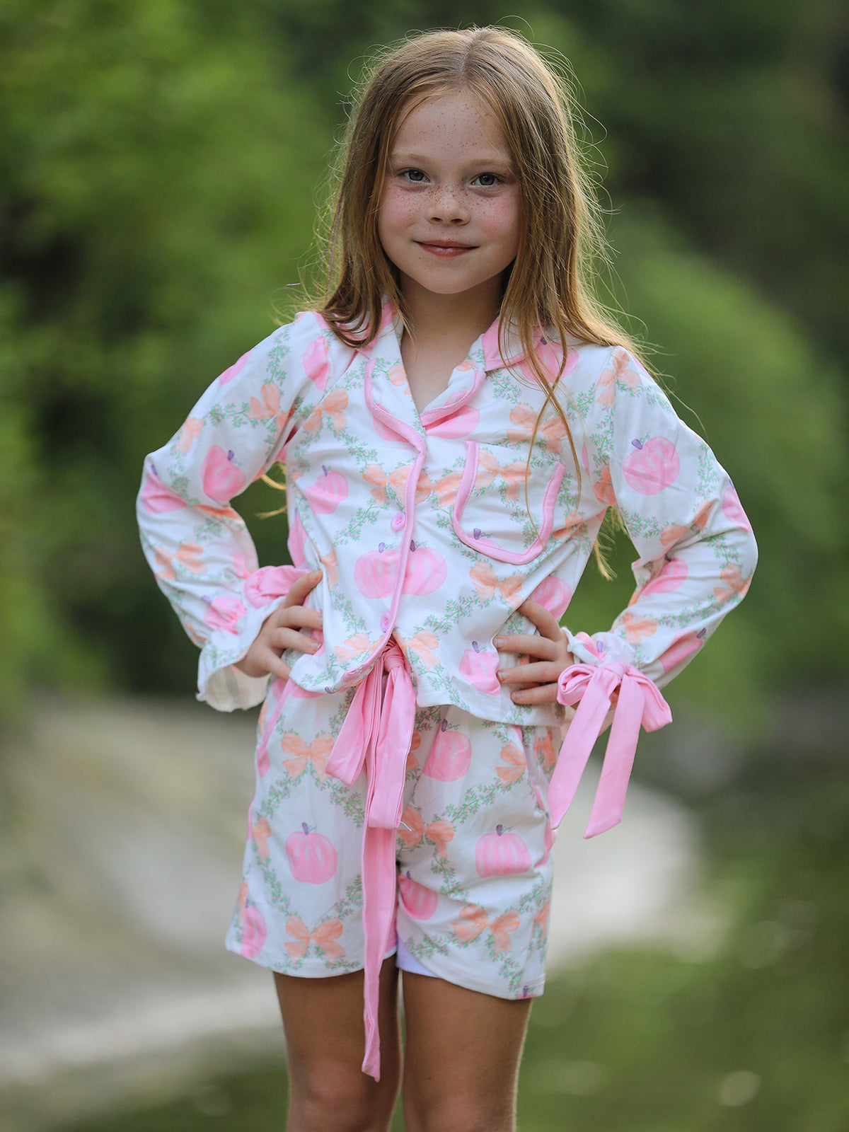 Mommy & Me Pumpkin Pajama Set