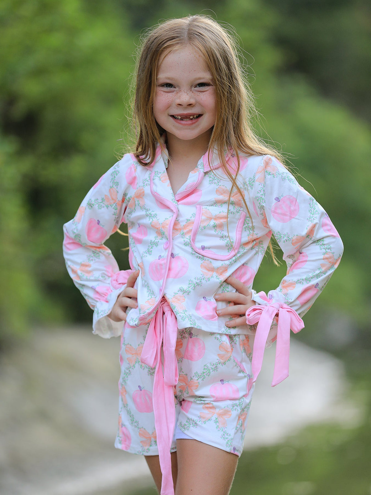Mommy & Me Pumpkin Pajama Set