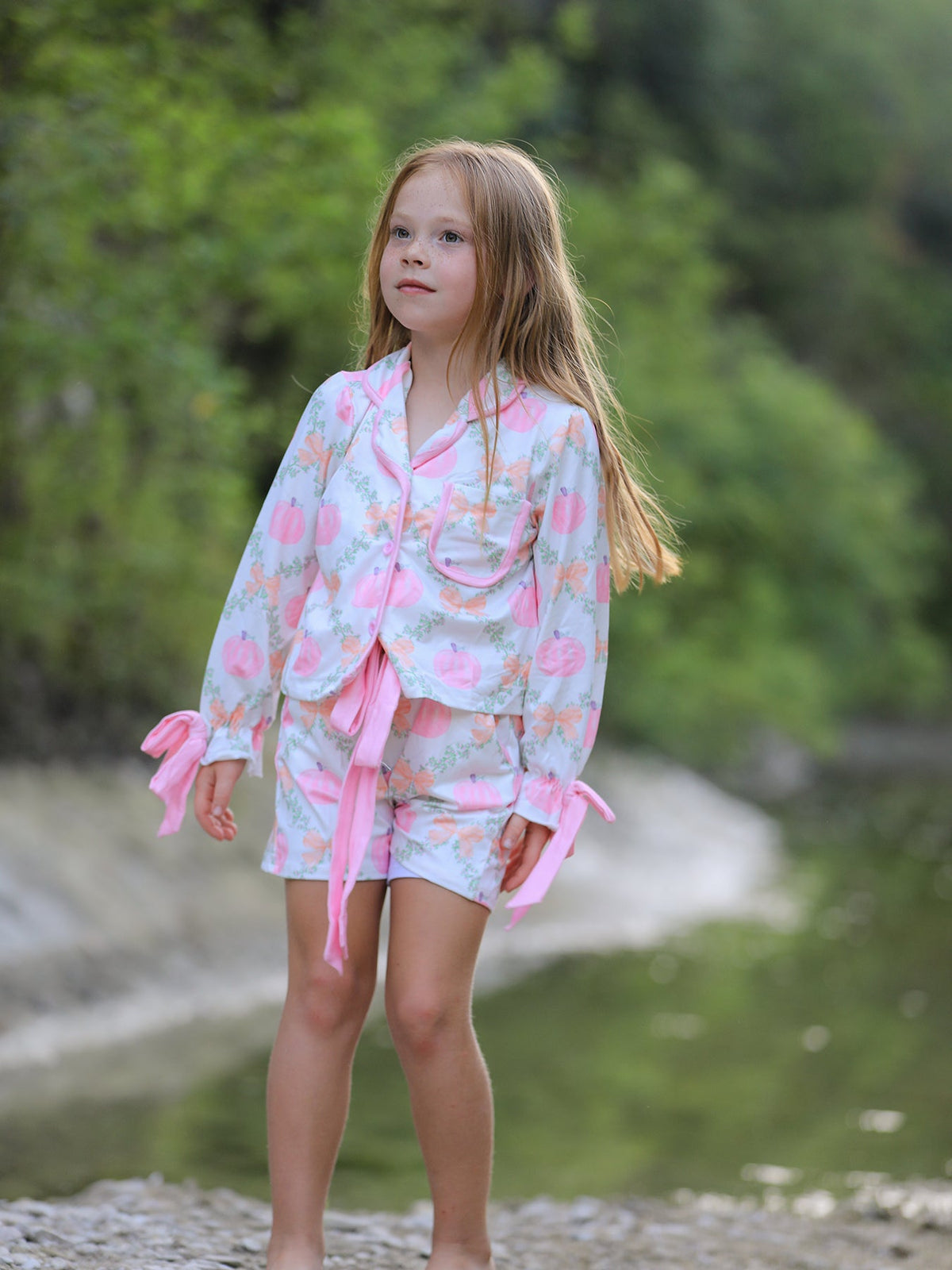 Mommy & Me Pumpkin Pajama Set