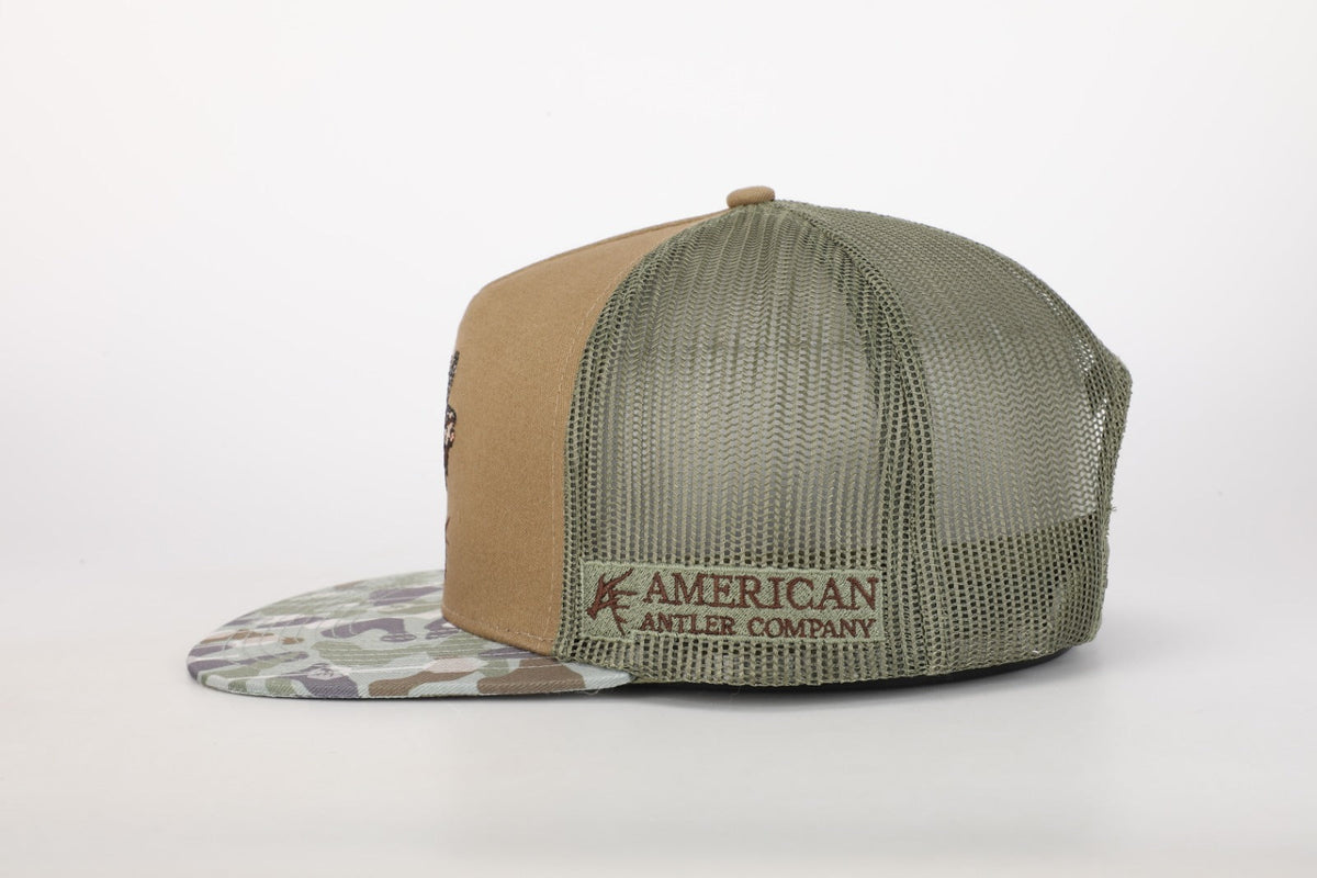 Elk Bugle Camo Snapback Hat