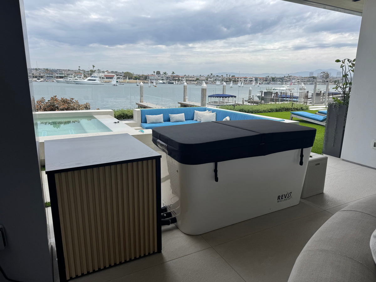 RevX X Tub Cold Plunge + LUX Chiller & Filtration System
