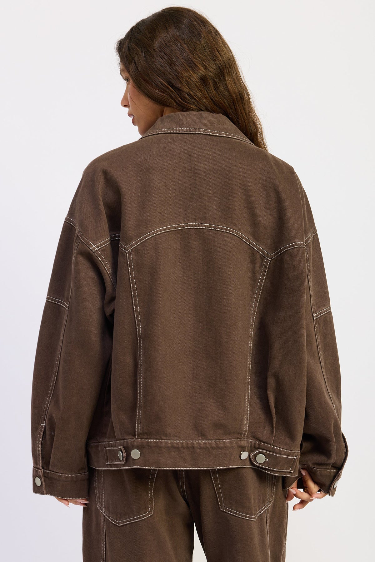 Women’s Zofia Oversized Twill Button-Up Jacket