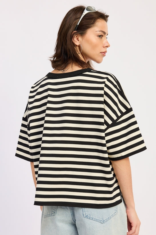 Women’s Fenella Oversized Striped T-Shirt