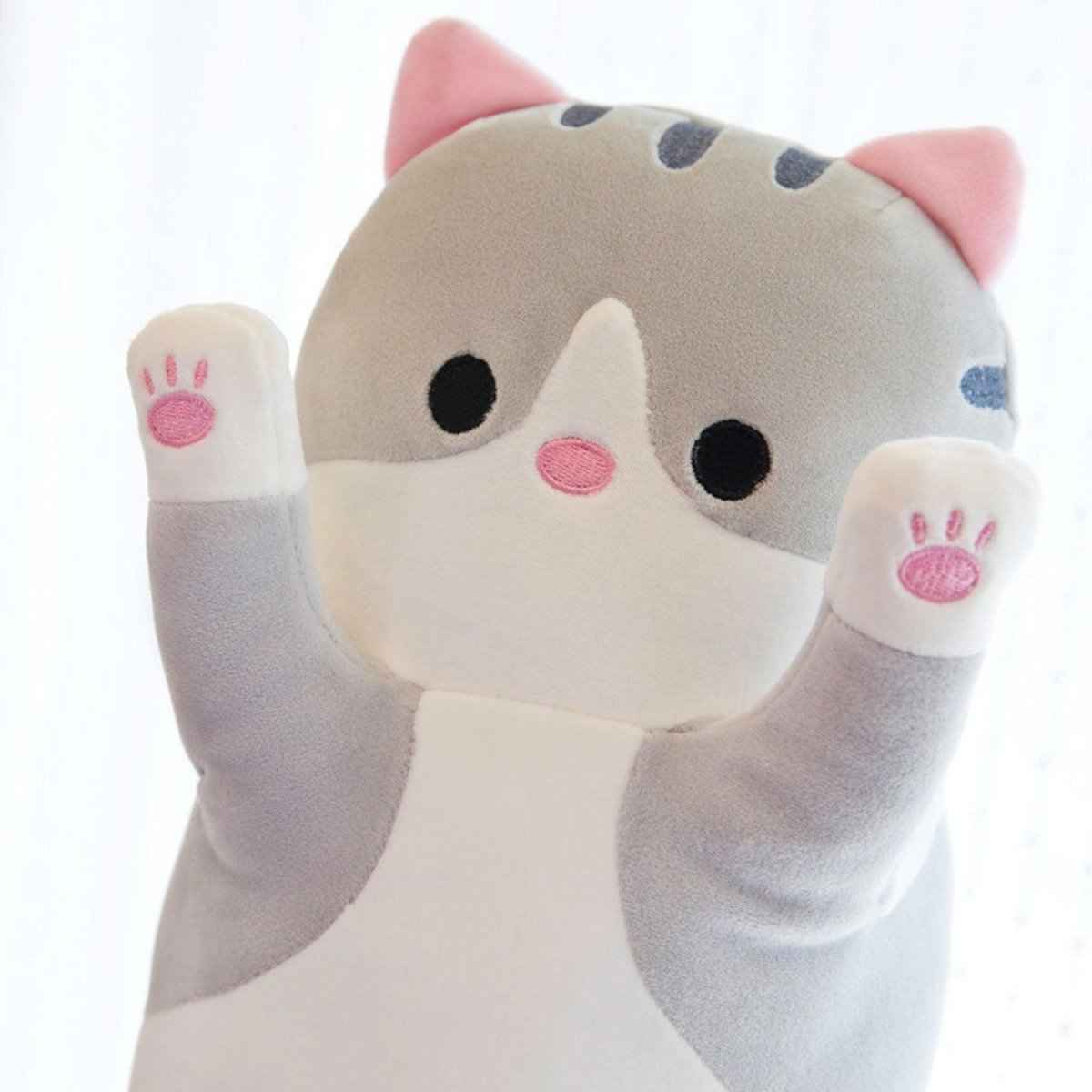 26-Inch Long Cat Plush Pillow