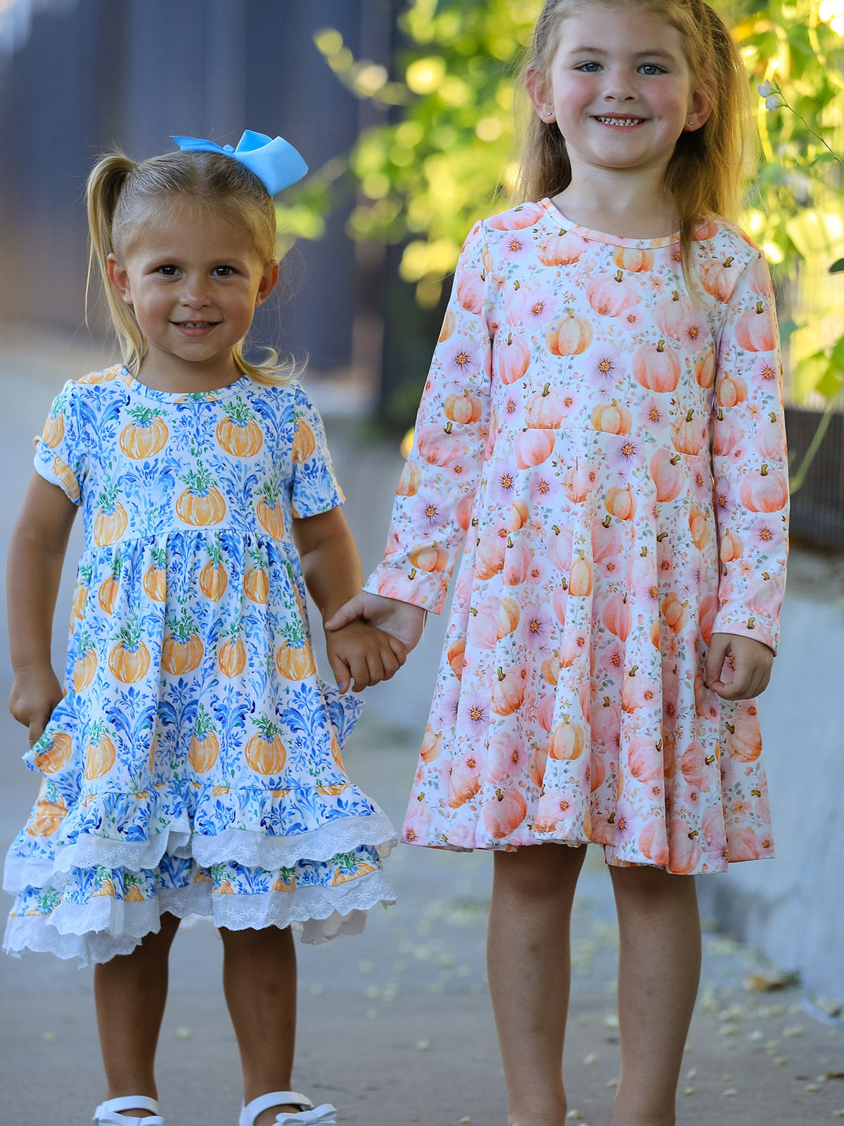 Pink Pumpkin Girls Twirl Dress