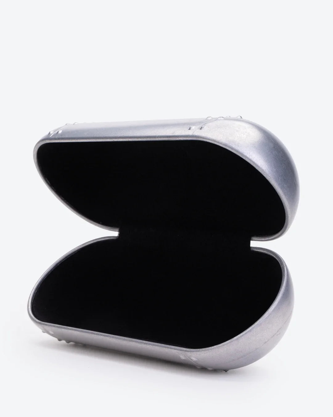 Aircraft-Inspired Metallic Sunglasses Case