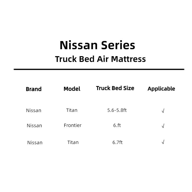 DikaSun Nissan Truck Bed Air Mattress