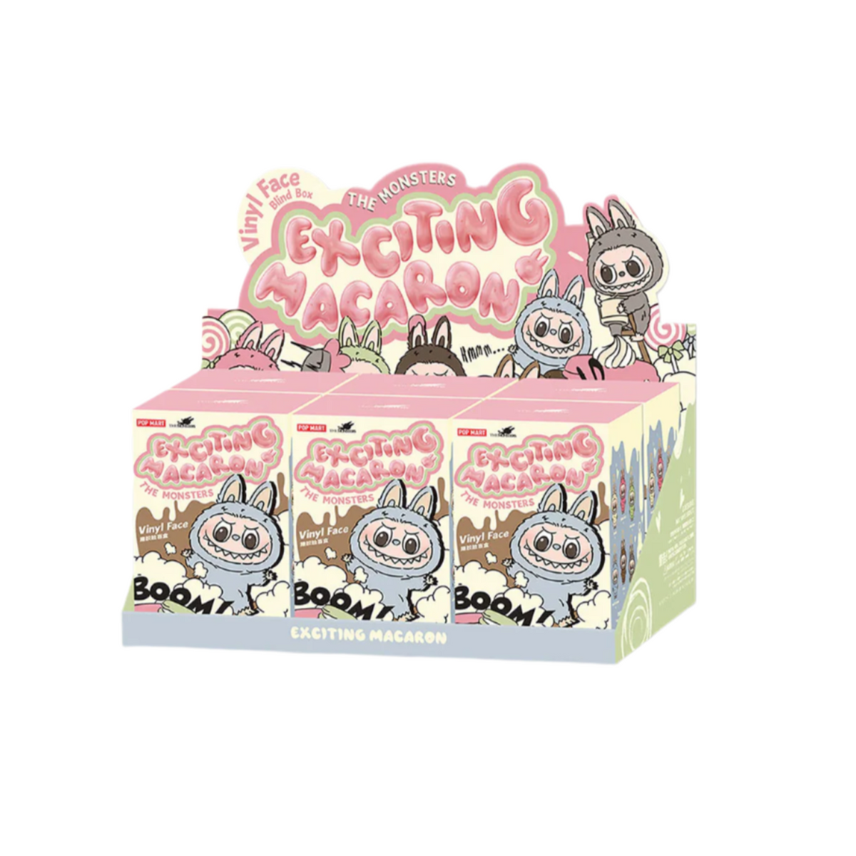 POP MART Labubu The Monsters Exciting Macaron Blind Box