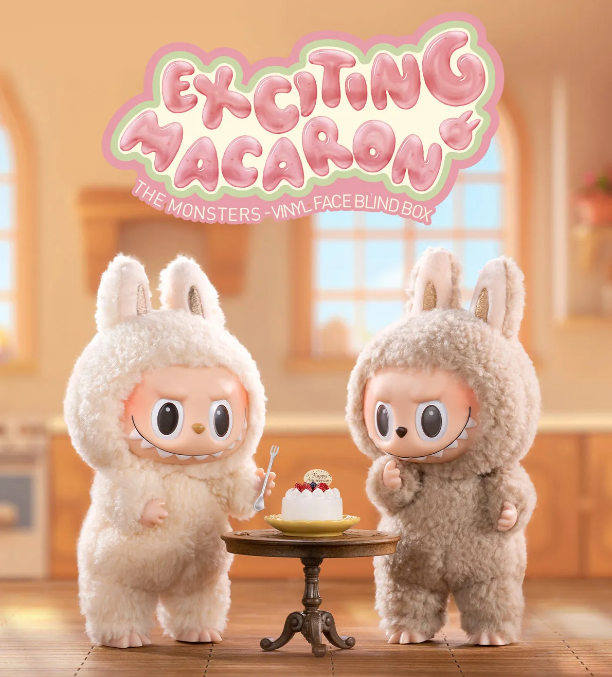 POP MART Labubu The Monsters Exciting Macaron Blind Box