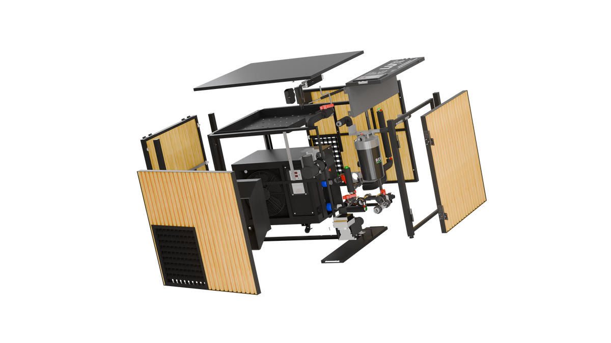 RevX X Tub Cold Plunge + LUX Chiller & Filtration System