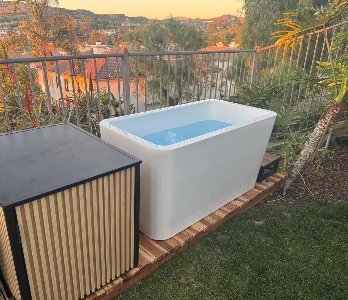 RevX X Tub Cold Plunge + LUX Chiller & Filtration System