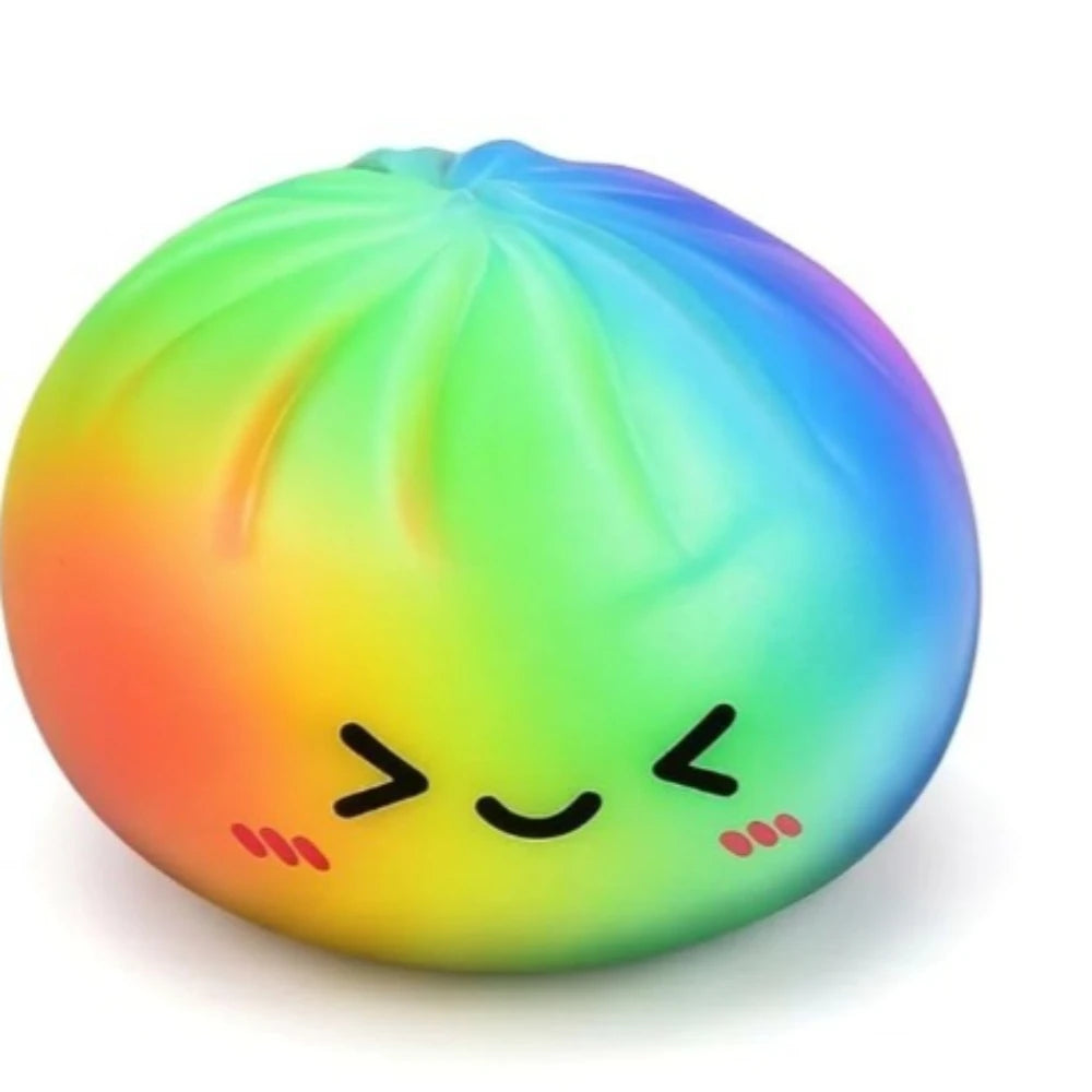 Rainbow Dumpling Squishy Toy