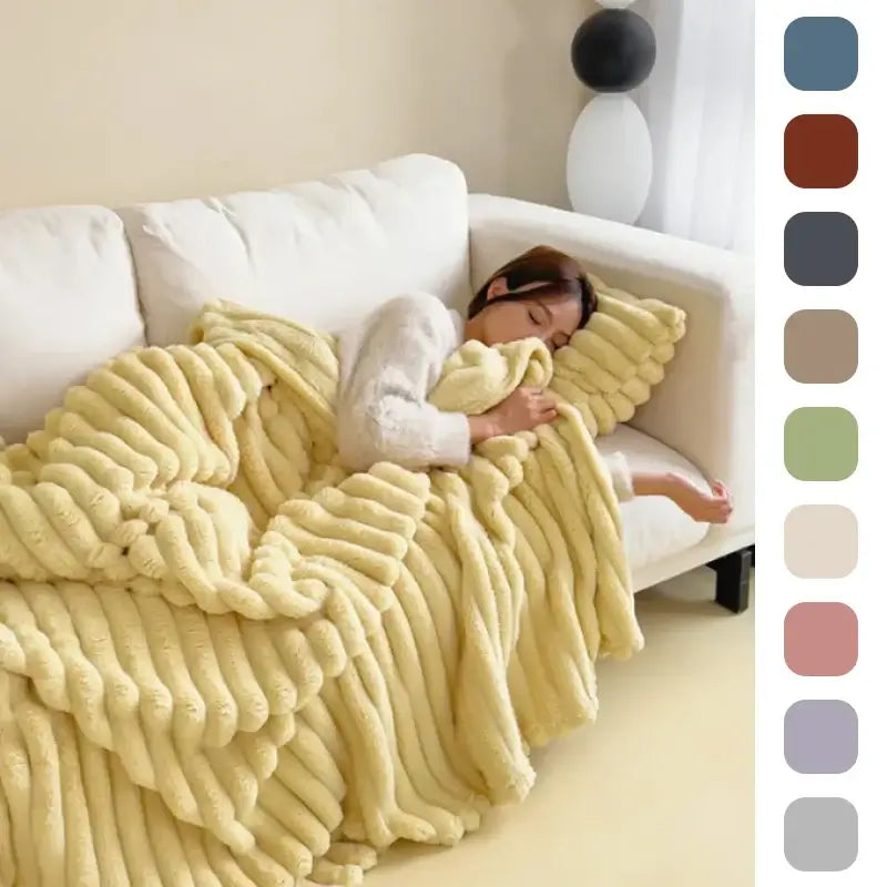 Ultra-Soft Plush Cozy Throw Blanket