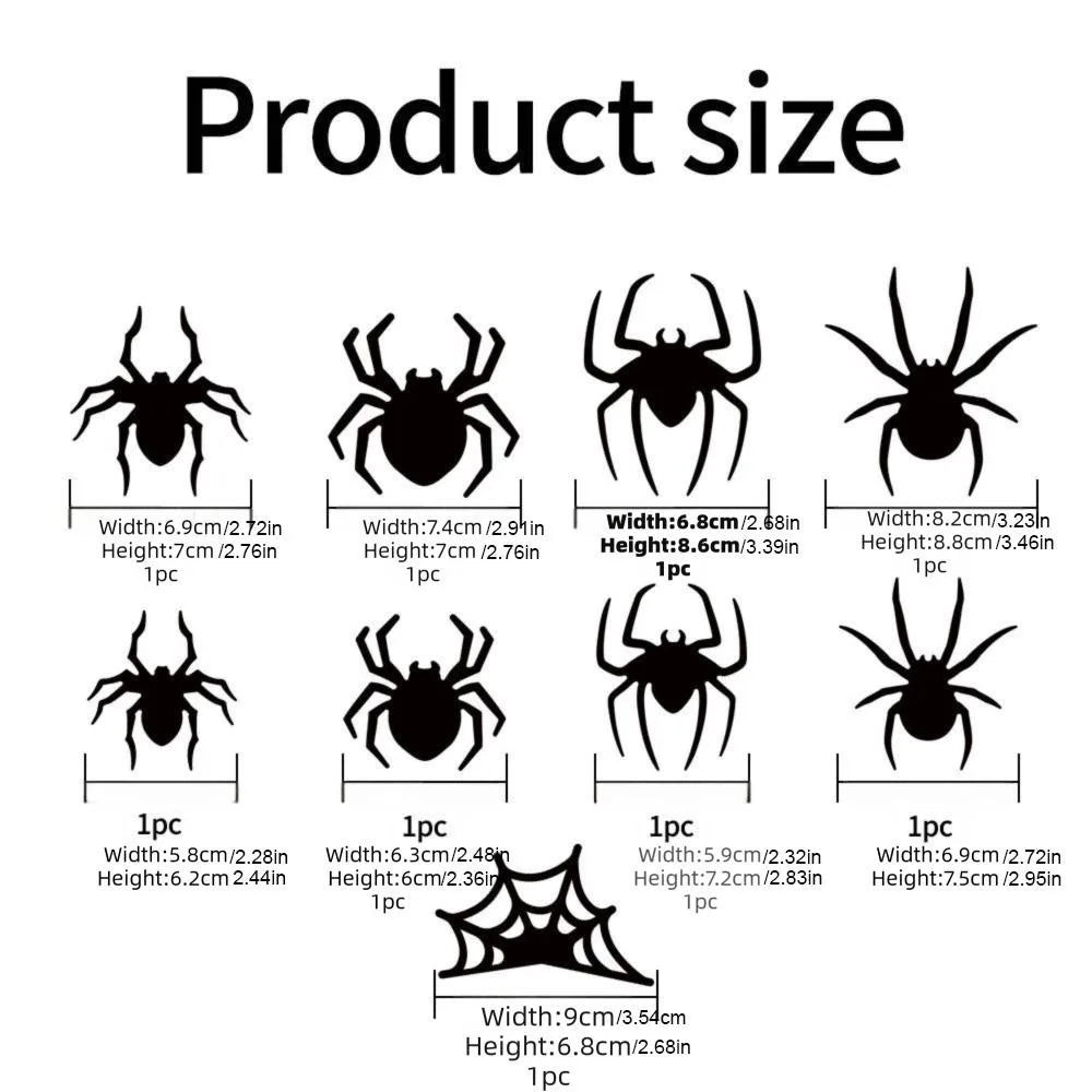 3D LED Halloween Bat & Spider Wall Lights