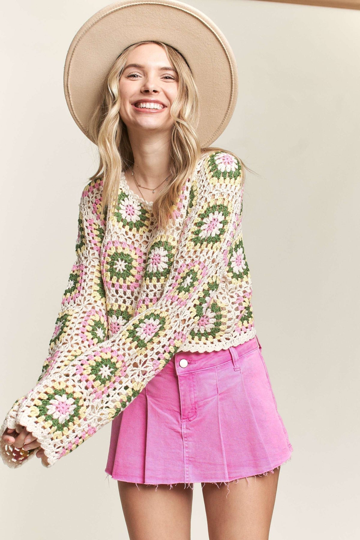 Miranda Crochet Top