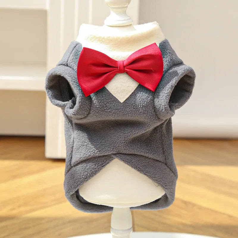 Formal Dog Tuxedo with Bow Tie