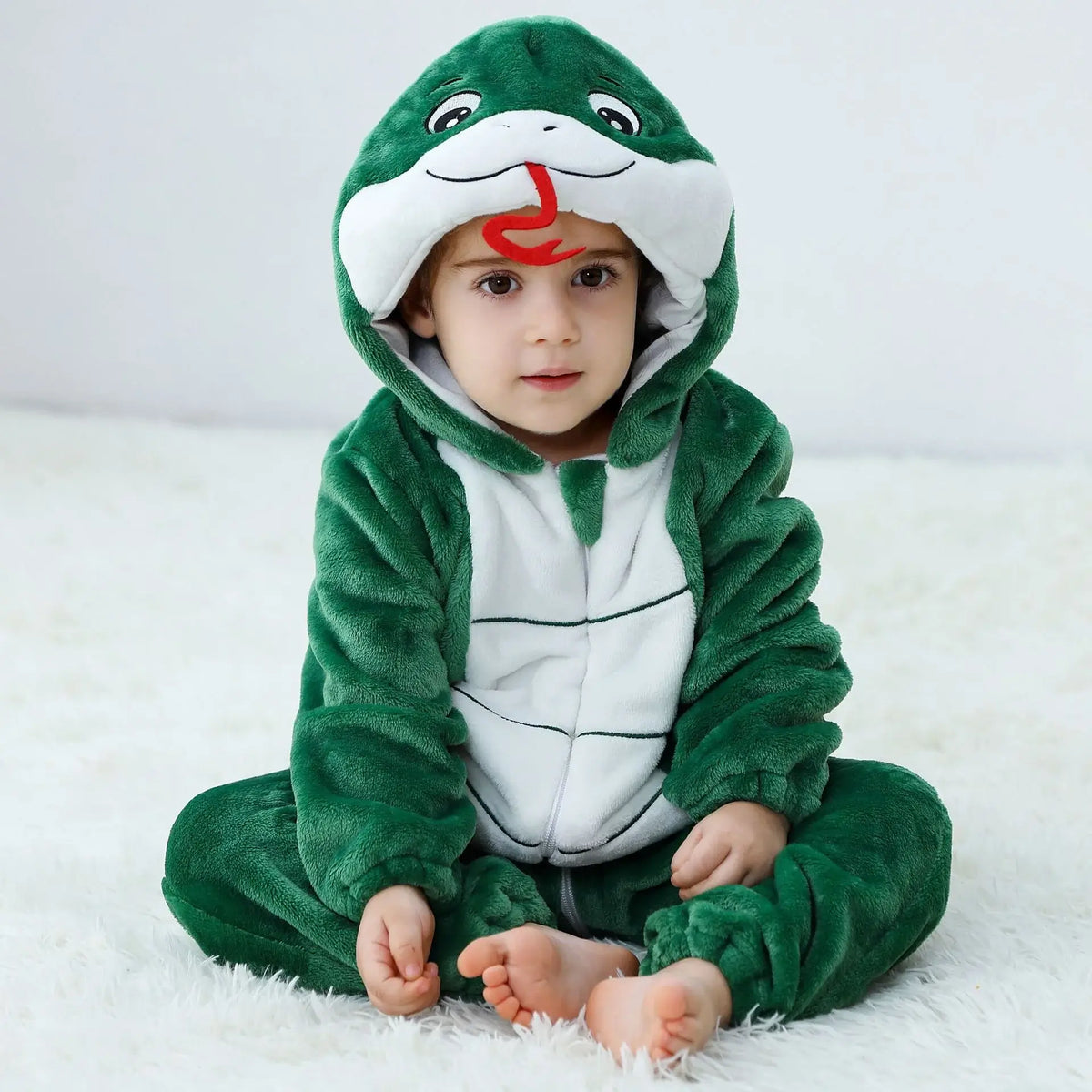 Kids Animal Hooded Onesie Costume