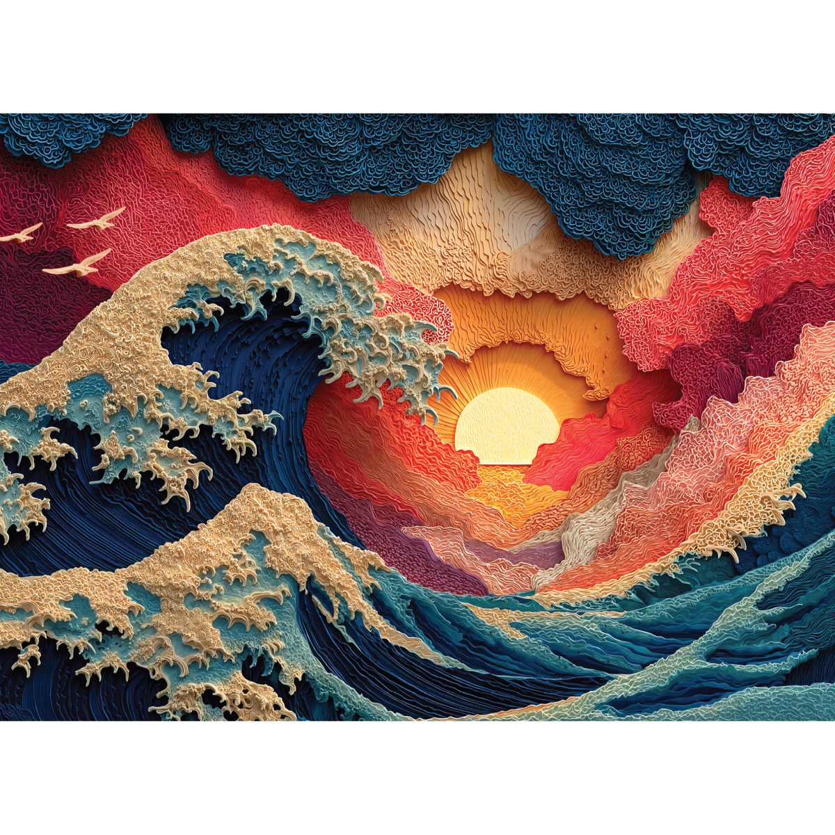 Great Wave 1000-Piece Puzzle