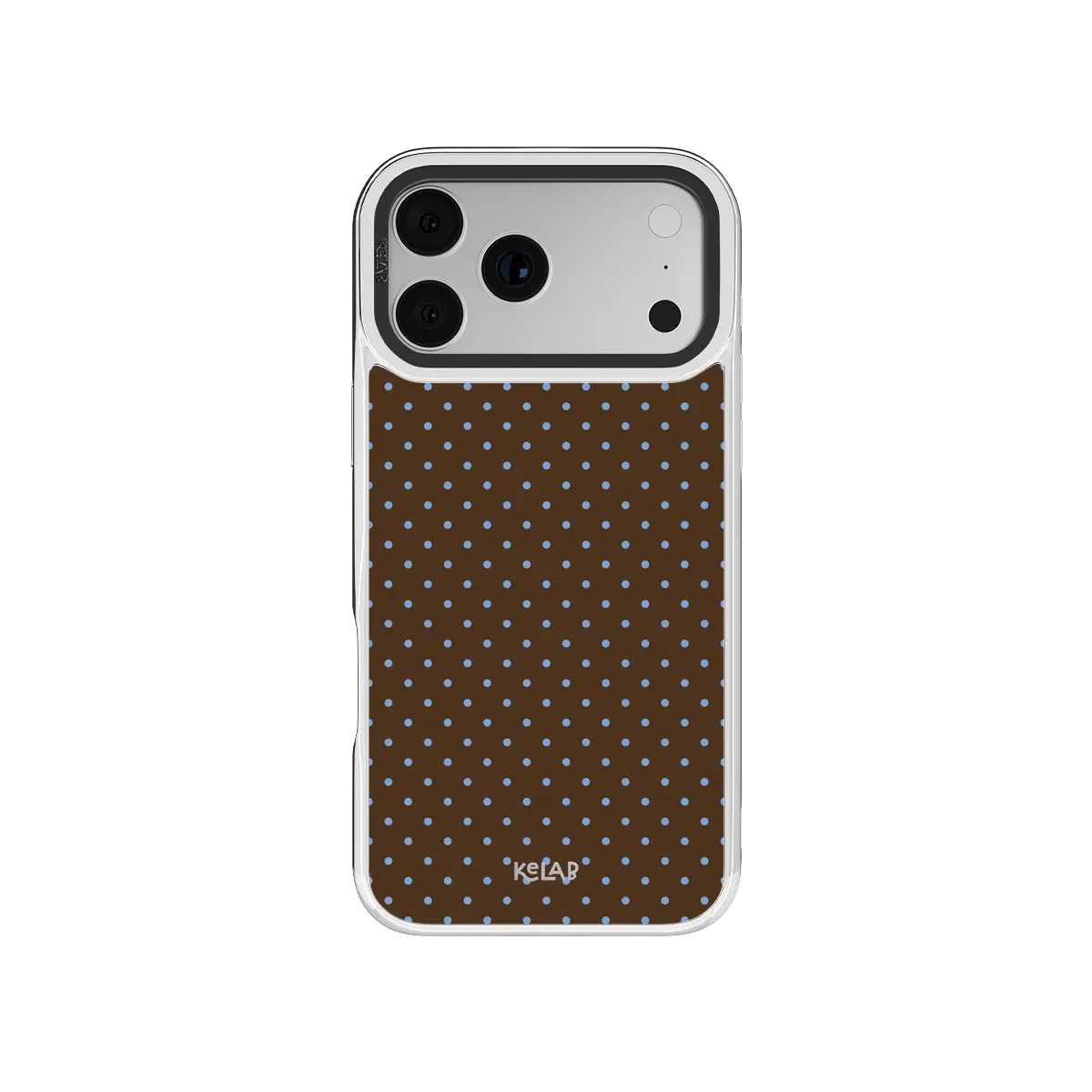 Blueberry Espresso Polka Dot iPhone Case