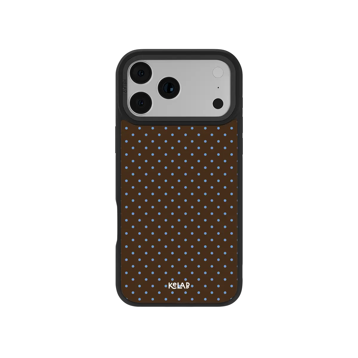 Blueberry Espresso Polka Dot iPhone Case