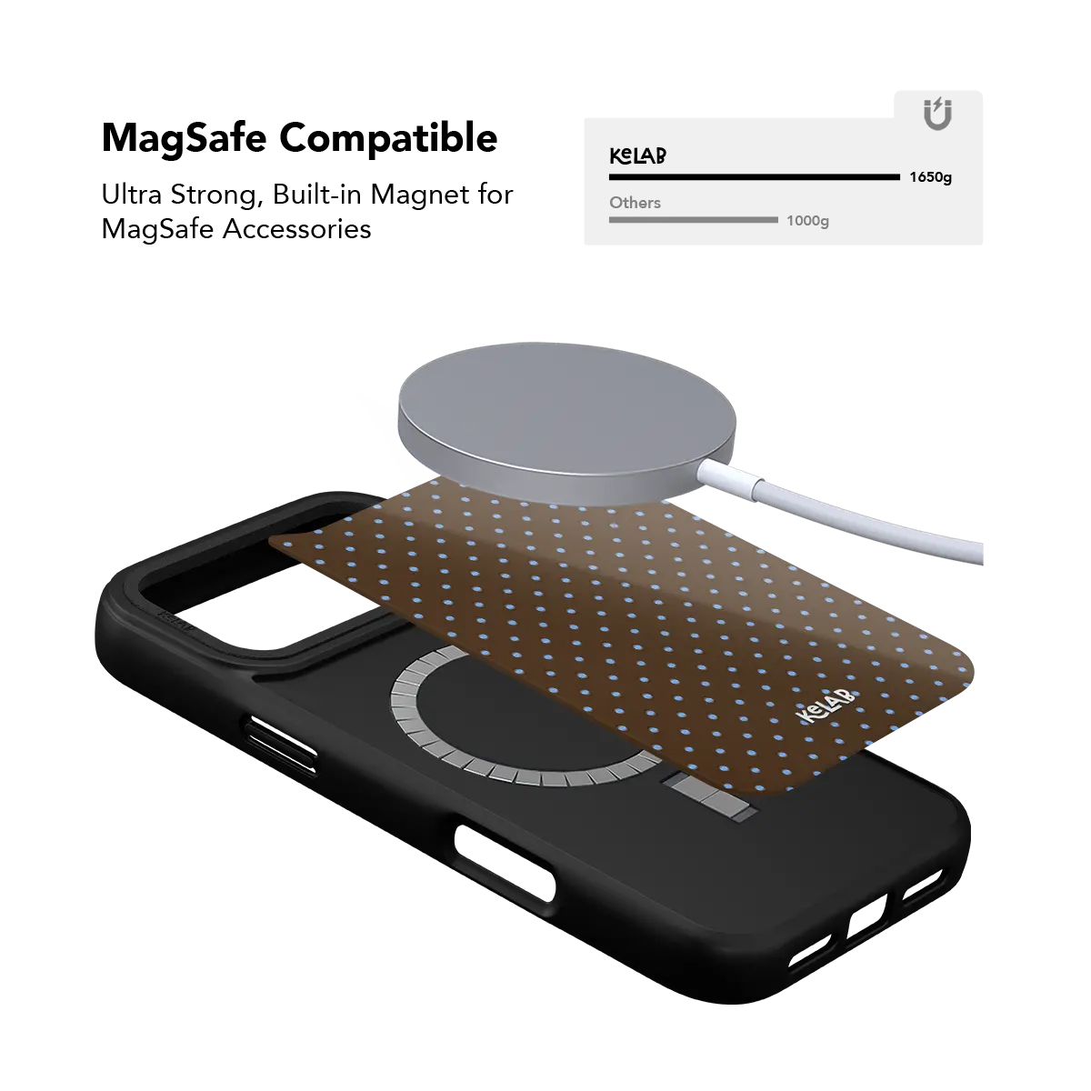 Blueberry Espresso Polka Dot iPhone Case