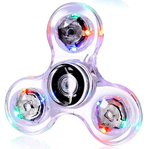 LED Light-Up Crystal Fidget Spinner