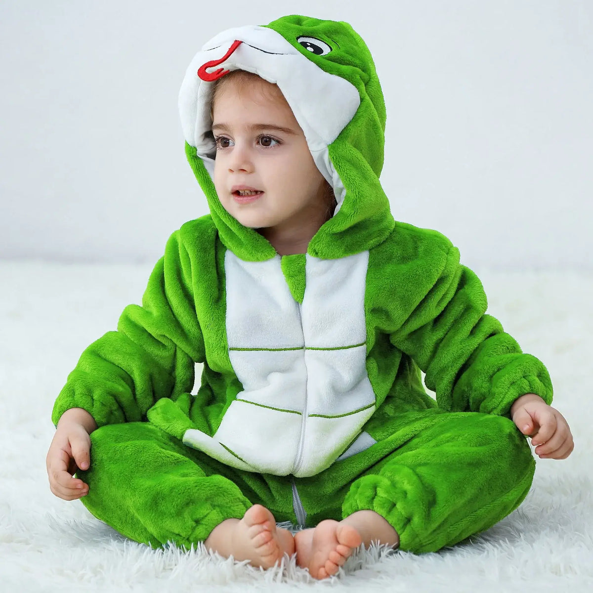 Kids Animal Hooded Onesie Costume