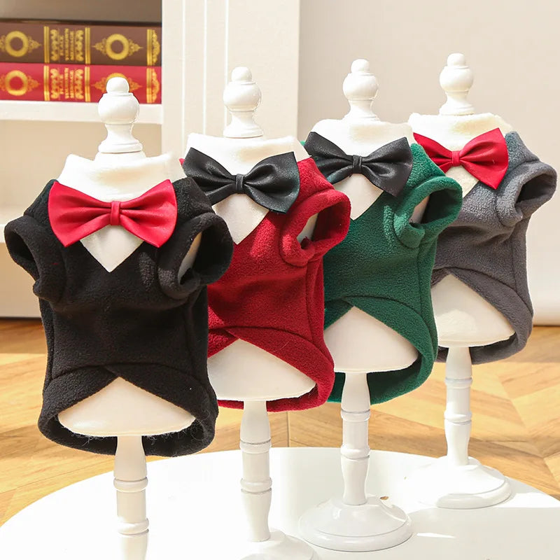 Formal Dog Tuxedo with Bow Tie