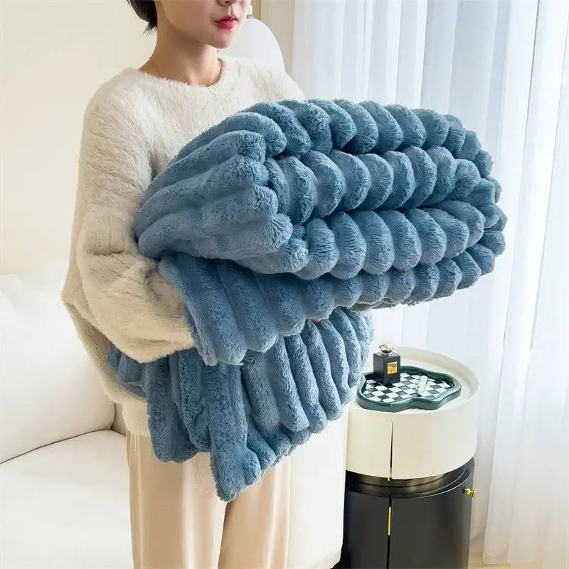 Ultra-Soft Plush Cozy Throw Blanket