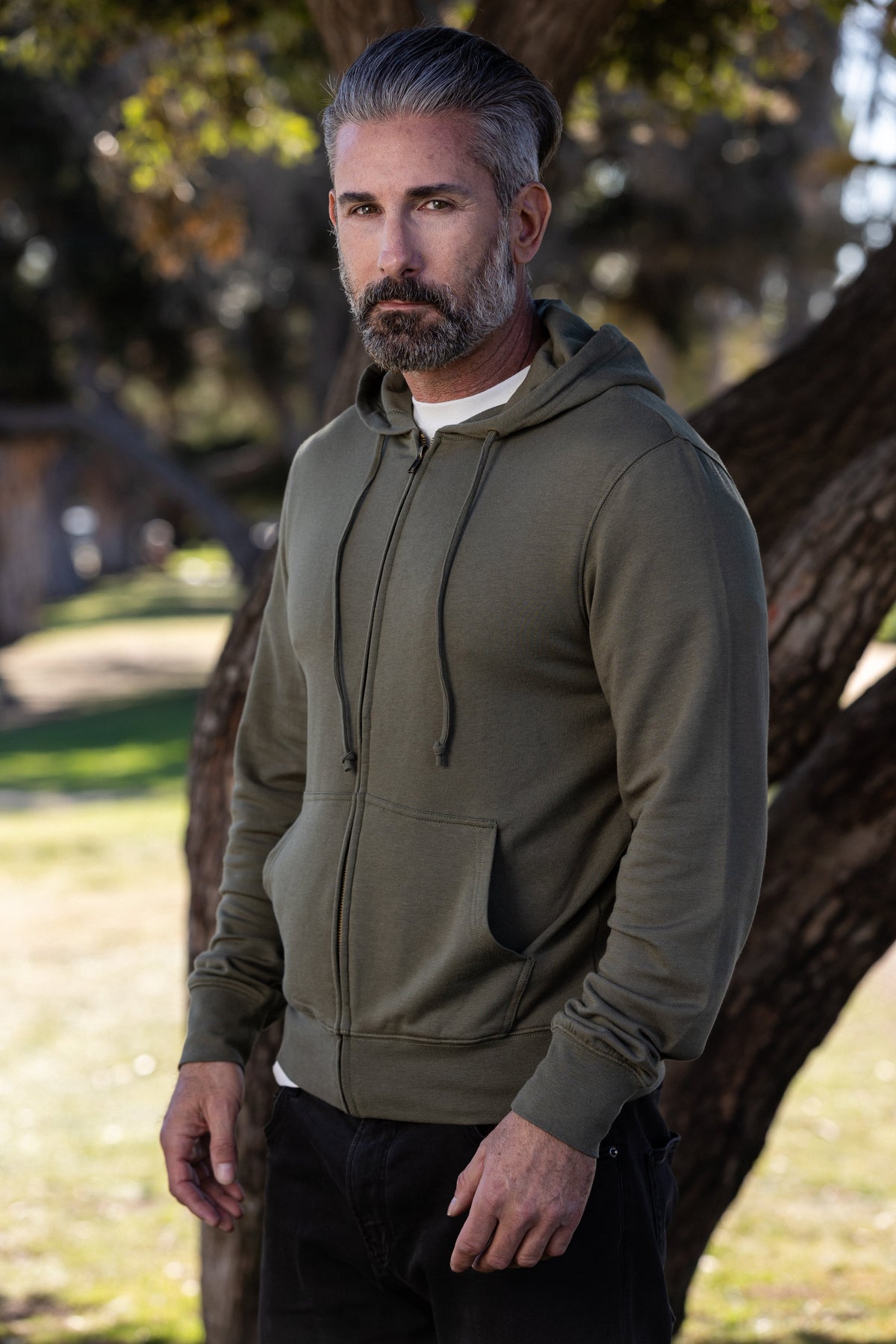 Men’s Bamboo French Terry Full-Zip Hoodie