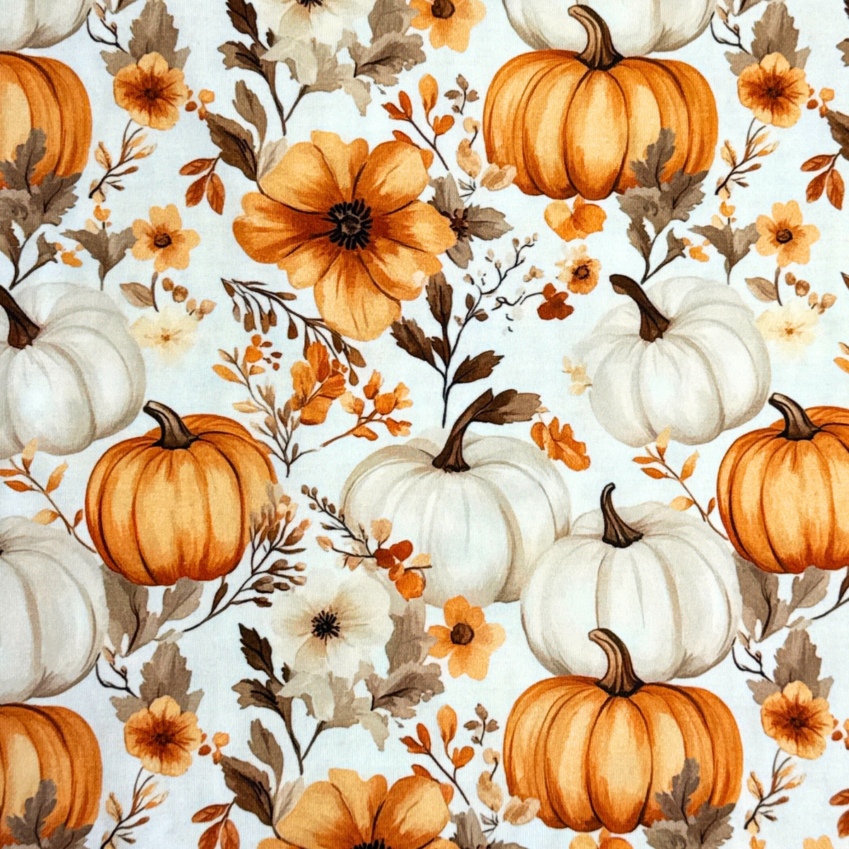 Kids Pumpkin Bamboo Pajama Set