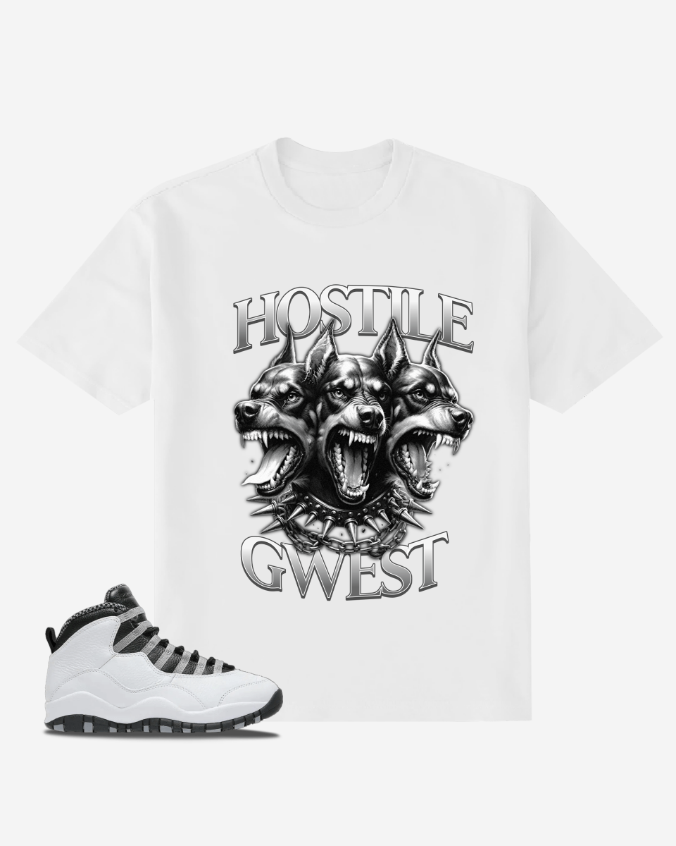 G West Hostile Oversized Graphic T-Shirt