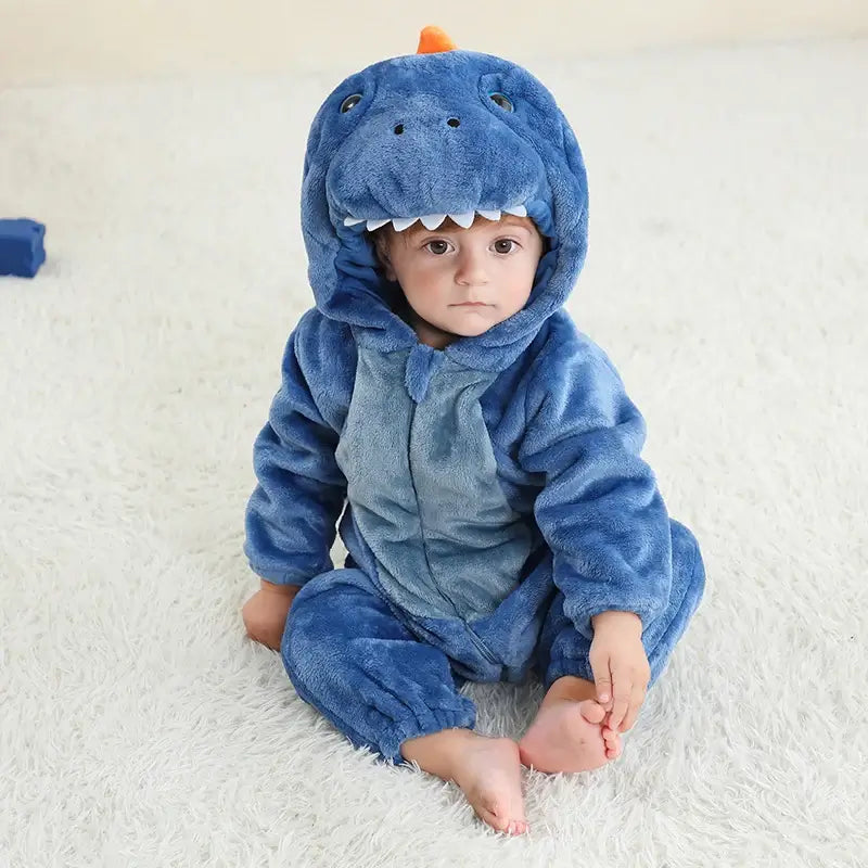 Kids Animal Hooded Onesie Costume