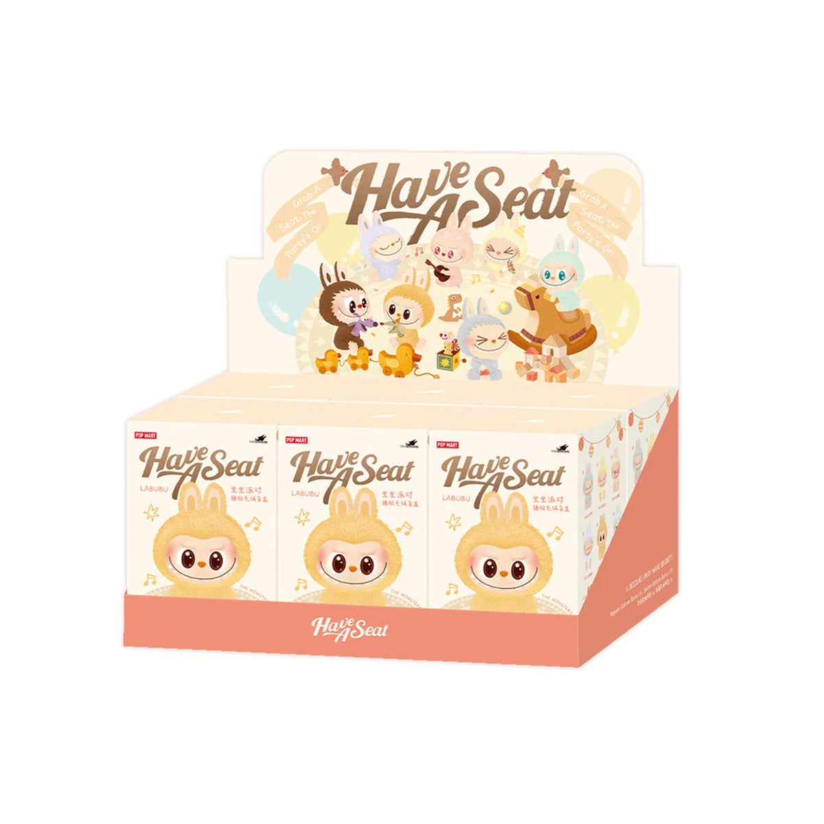 POP MART Labubu The Monsters Have a Seat Blind Box
