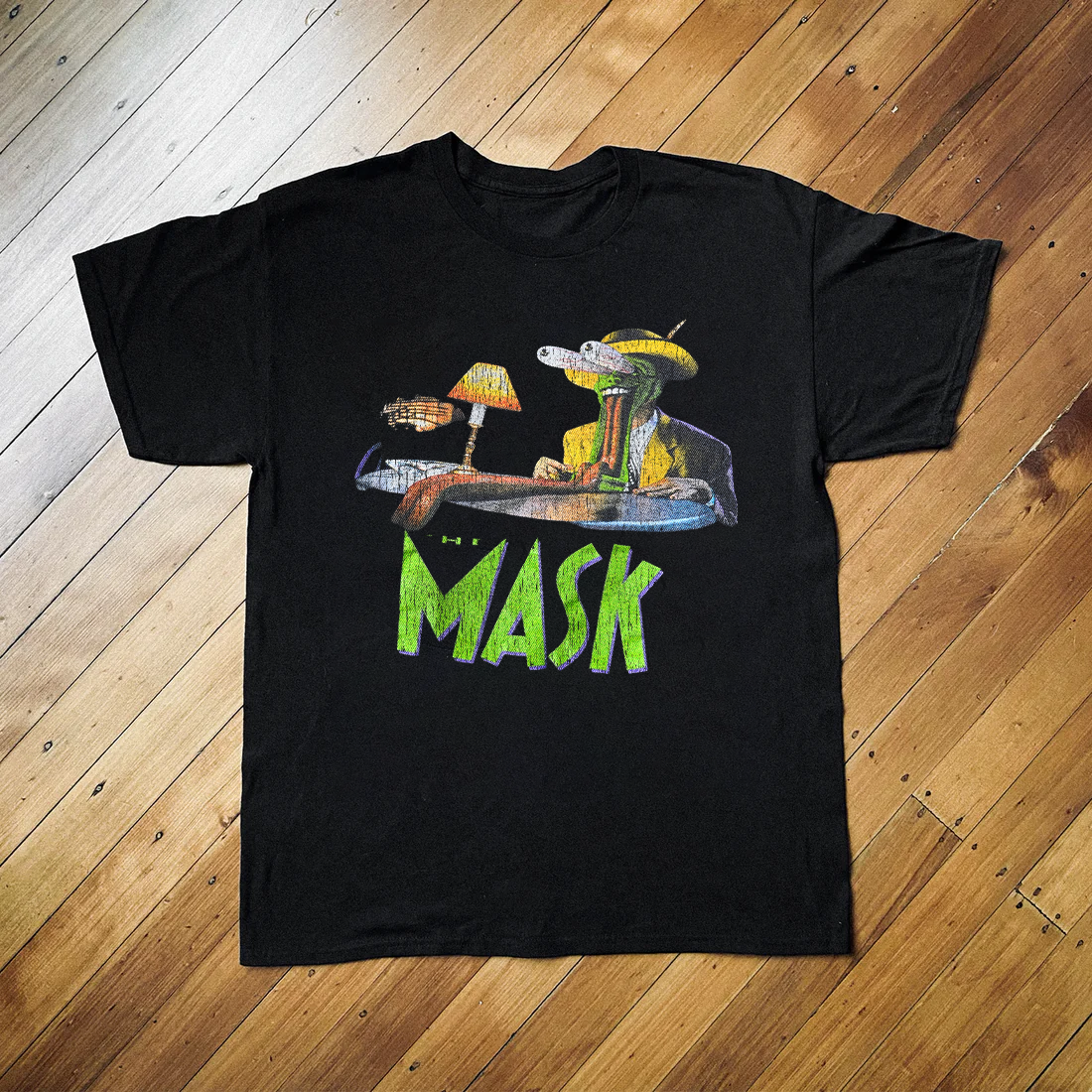 The Mask Graphic Black T-Shirt