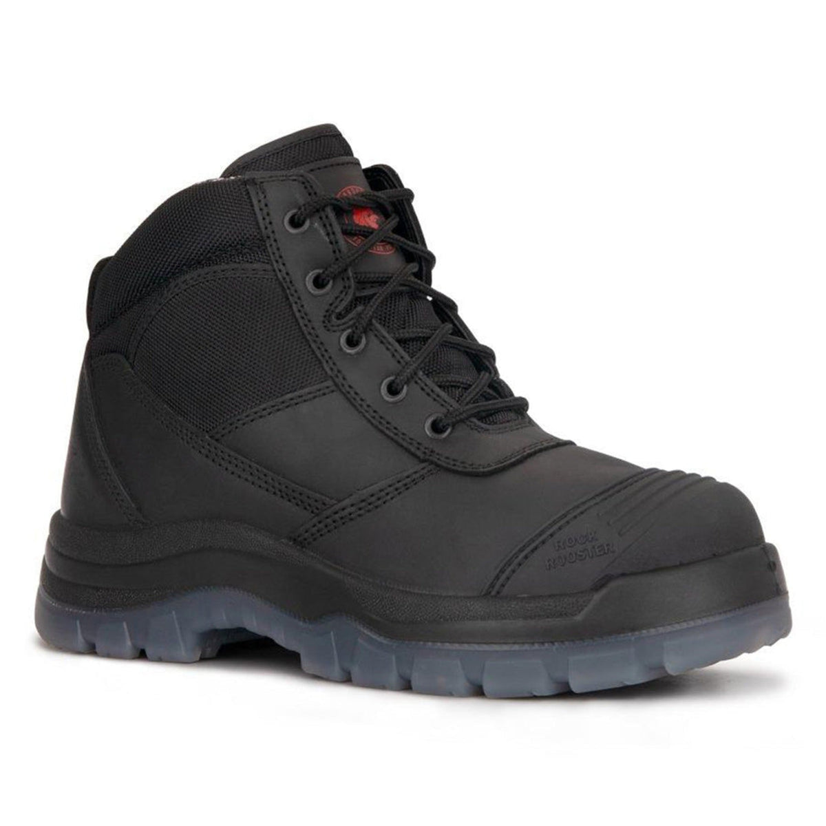 ROCKROOSTER Crisson 6" Steel Toe Side-Zip Work Boots