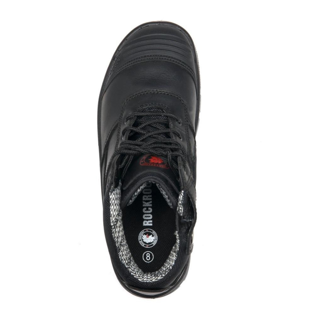 ROCKROOSTER Crisson 6" Steel Toe Side-Zip Work Boots